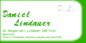 daniel lindauer business card